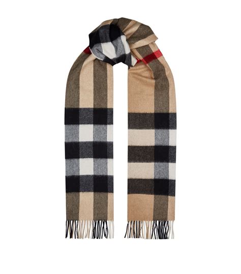 burberry mega check plaid scarf